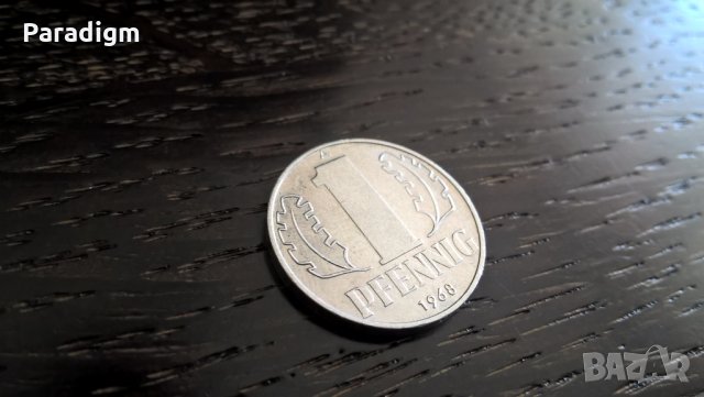Монета - Германия - 1 пфениг | 1968г.; серия А, снимка 1 - Нумизматика и бонистика - 32816181