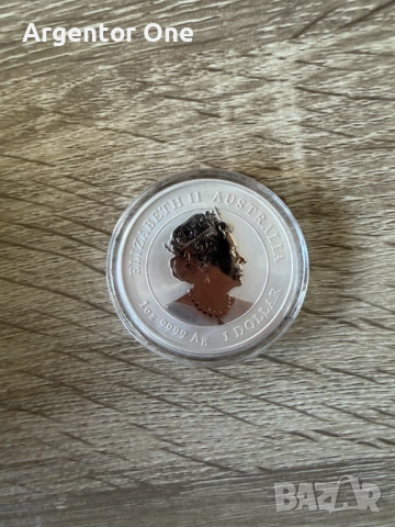 Сребърна Монета 1 унция сребърен австралийски ЗАЕК 2024 Година на Заек, снимка 3 - Нумизматика и бонистика - 52802182