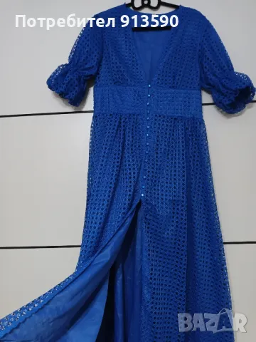 Тъмно синя рокля , снимка 4 - Рокли - 49664094