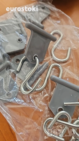 Комплект 26 куки за тенти за кемпери, S-образни аксесоари за висящи лампи, закачалки за парти лампи, снимка 5 - Къмпинг мебели - 51705201