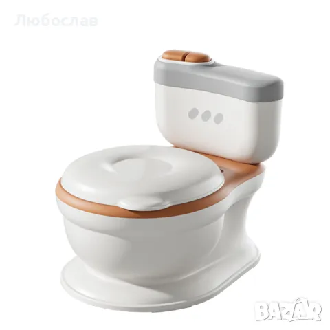 Реалистична Детска Тоалетна/Гърне Със ЗВУК - PoopY
