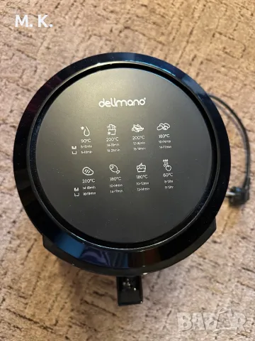Air fryer Делимано, снимка 2 - Уреди за готвене на пара - 49514148