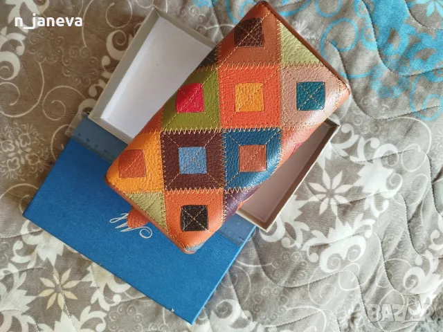 нов портфейл от естествена кожа, снимка 3 - Портфейли, портмонета - 48529597