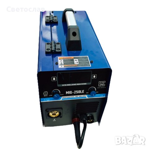 Телоподаващ синергичен апарат TIGTAG MIG250LE пълен комплект, снимка 6 - Други инструменти - 43083769