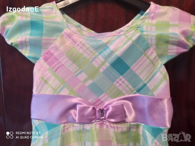 Страхотна супер бухнала рокля с туту отдолу, снимка 6 - Детски рокли и поли - 32585485