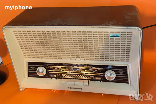  Ретро Радио Philips Работещо, снимка 4 - Антикварни и старинни предмети - 50071990