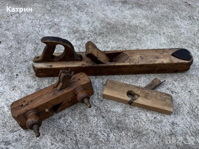 Дърводелски рендета комплект - ретро