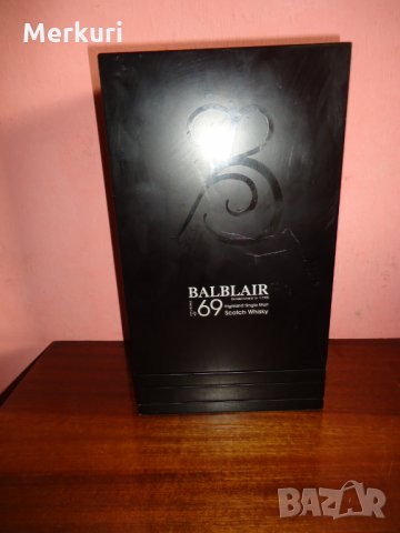 Луксозна кутия от скъпо уиски BALBLAIR 69