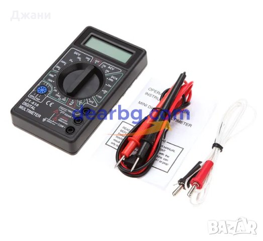Цифров Мултимер/Мултицет 838 с температура, снимка 2 - Други инструменти - 6837262