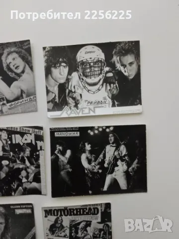 ЛОТ стари картички на метъл групи (лот 15), снимка 3 - Колекции - 49880133