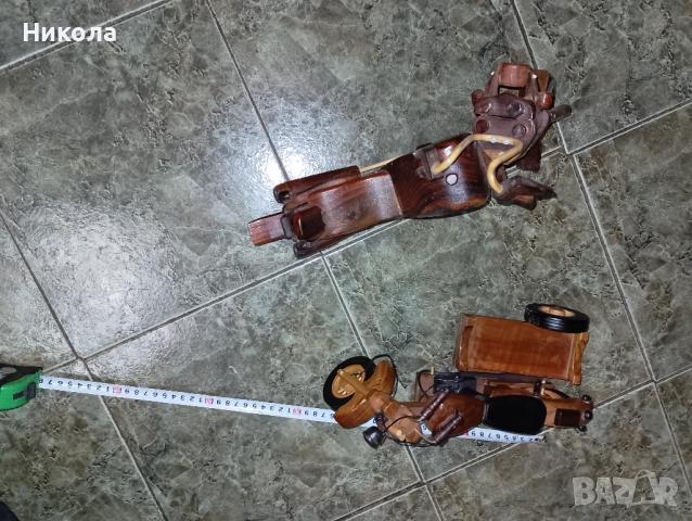 Дървени мотори, снимка 4 - Статуетки - 50665954