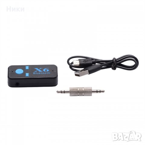 AUX Х6 bluetooth 4.2 ресивер адаптер, снимка 4 - Аксесоари и консумативи - 23910771