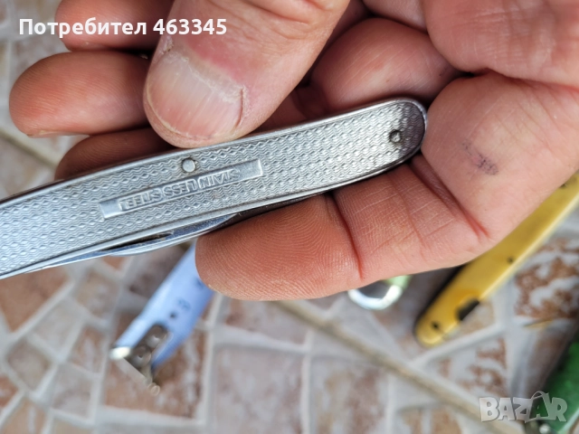 Нож, джобно ножче-11, снимка 3 - Антикварни и старинни предмети - 51632476