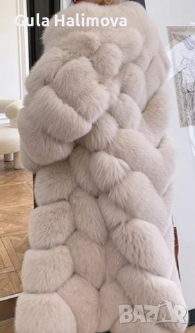 Дамско палто  100% лисица и естествена  телешка кожа , снимка 4 - Палта, манта - 37814580
