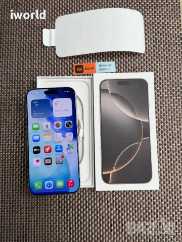 100% Батерия❗iPhone 16 Pro MAX лизинг от 34€ на мес Natural Titanium❗️256GB❗️, снимка 9 - Apple iPhone - 53045412