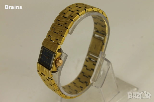 1960's GUB Glashutte Немски Дамски Часовник Дебела Позлата, снимка 5 - Дамски - 51822178