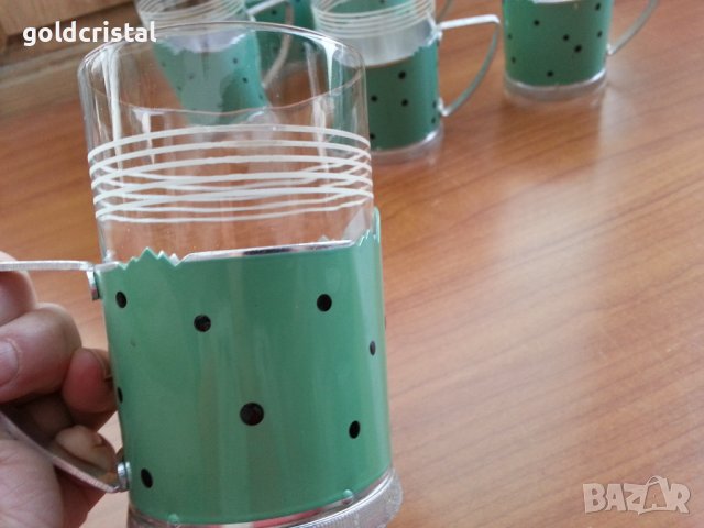 Руски стакани подстакани и чаши за чай , снимка 7 - Антикварни и старинни предмети - 40061654