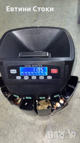 Електрическа машина за броене на монети в лева и евро, снимка 8 - Друга електроника - 52175930
