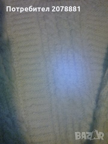 Плетен пуловер 100 %вълна , снимка 2 - Пуловери - 27860381