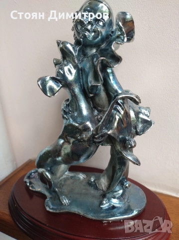 Прекрасна статуетка на клоун и куче,красота, височина 25см, тежи 980гр.ръчна работа , снимка 2 - Колекции - 52021296