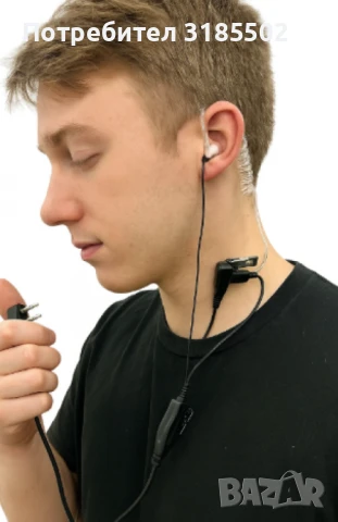 Професионален хендсфри с прозрачна акустична тръба за радиостанции, снимка 5 - Слушалки, hands-free - 50929682