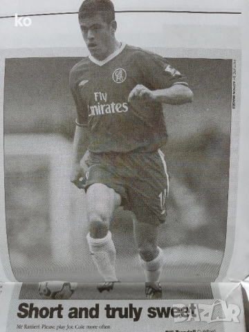 Chelsea FC-вестници клубни 2003,2004г,6 броя+2бр програми на Челси , снимка 16 - Списания и комикси - 51549154