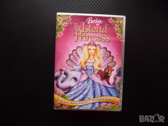 Барби Принцесата от острова фея DVD филм Barbie ззбележителна история момиченце детско музика песни 