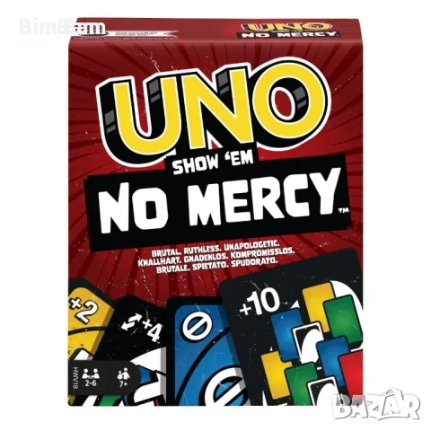 Карти за игра UNO - No Mercy