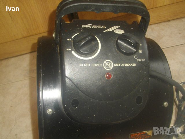 3000 Вата Eл.Строителен Отоплител-Голям-ЗА ЧАСТИ/ЗА РЕМОНТ-Неработещ-Немски Професионален-Helzlufter, снимка 7 - Други инструменти - 44081779