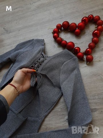 Нова колекция сива рипс рокля с гол гръб с връзки на намаление, снимка 5 - Рокли - 27403702