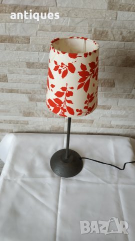 Стара метална нощна лампа - настолна лампа - Антика  , снимка 4 - Антикварни и старинни предмети - 32658353