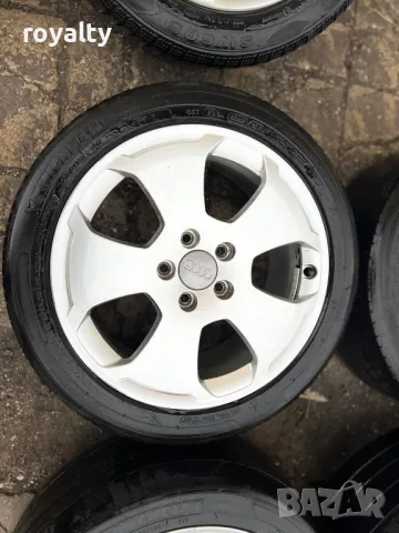 5х112 17 Джанти Ауди А3 Фолксваген Голф Кади Шаран Шкода Октавия Сеат Леон Алхамбра 5x112 , снимка 5 - Аксесоари и консумативи - 49766651