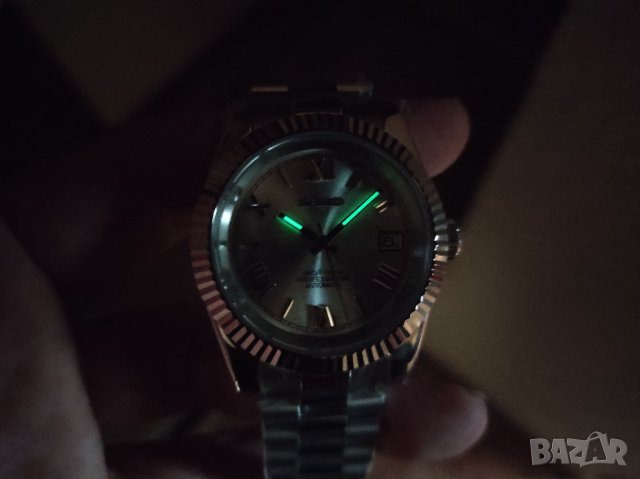 Seiko mod DJ Roman numbers President bracelet, снимка 7 - Мъжки - 43244743