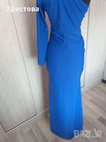 Нова дълга рокля в синьо за повод - 32.00лв., снимка 10 - Рокли - 21610920