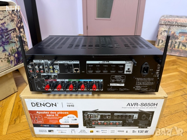 Denon AVR-S650H Receiver, снимка 9 - Ресийвъри, усилватели, смесителни пултове - 52638103