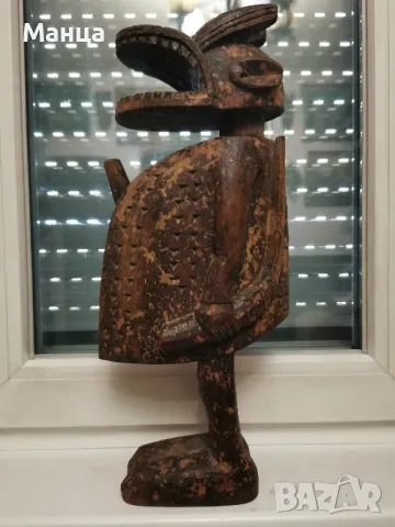 Африканска фигура Бауле от Кот ди Воар, снимка 6 - Антикварни и старинни предмети - 48335231