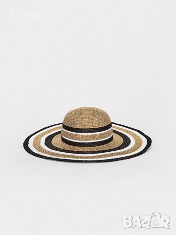Дамска лятна шапка, голяма перферия, нова, с етикет, снимка 2 - Шапки - 37198015