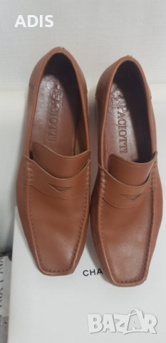 Мъжки кожени мокасини Paciotti/нови /44 разпродава, снимка 3 - Ежедневни обувки - 38246973