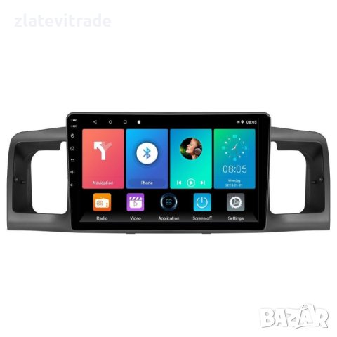 TOYOTA COROLLA E120 BYD - 9''/6.2'' 2000-2007 - Андроид Навигация