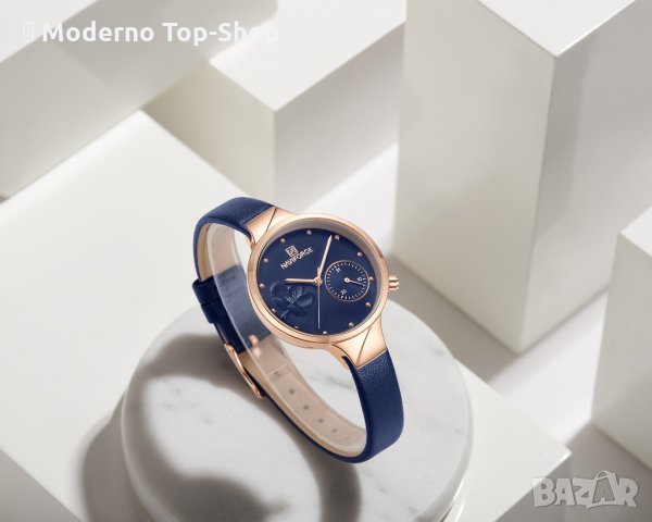 Дамски часовник NAVIFORCE Feminino Blue/Gold 5001L RGBEBE., снимка 7 - Дамски - 34751327
