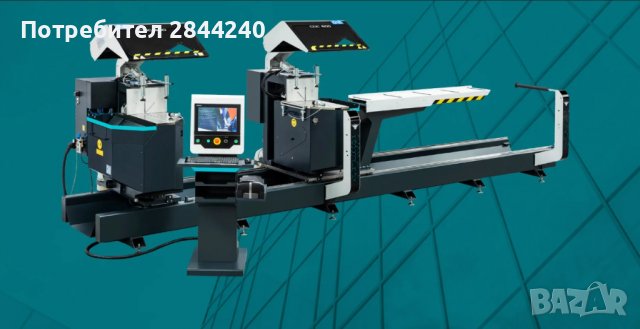 Двуглав циркуляр за рязане с 5 контролирани оси за алуминий, PVC профили Yilmaz, снимка 7 - Циркуляри - 39563894