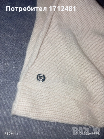 Lululemon шапка 100% кашмир, снимка 2 - Шапки - 52948338