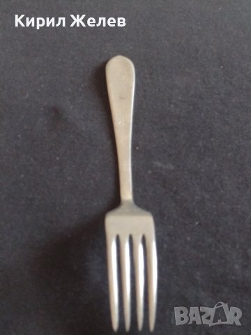 Стара вилица от соца неръждавейка перфектно състояние за КОЛЕКЦИЯ ДЕКОРАЦИЯ 26507, снимка 5 - Други ценни предмети - 43850127