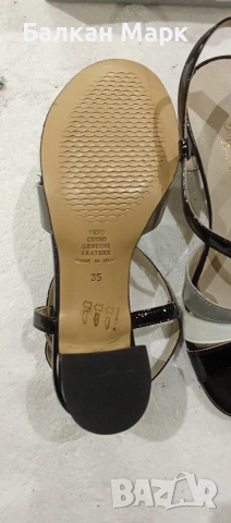 Лачени дамски обувки Soffice Sogno – Vero Cuoio (естествена кожа) | Внос от Германия, снимка 3 - Сандали - 53428984