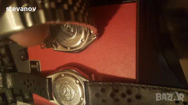 сейко seiko зелен и черен перфектни като нови, снимка 4 - Мъжки - 48408280