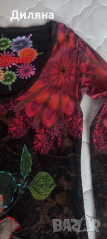 Блузи Desigual М-L, снимка 5 - Блузи с дълъг ръкав и пуловери - 38648524