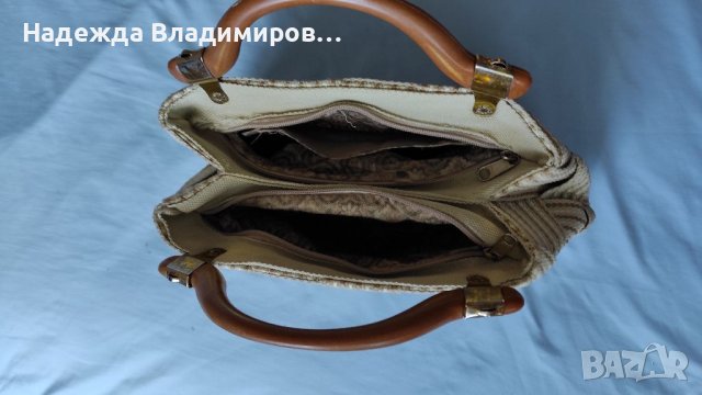 Дамски чанта от конопени ленти , снимка 3 - Чанти - 37321005