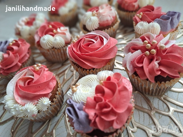 Мъфини с маслен крем, подарък, снимка 8 - Домашни продукти - 52113229