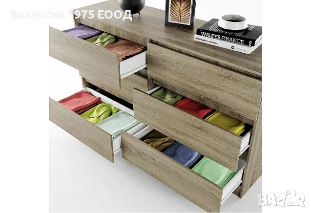 Скрин Сити 3076 сонома, орех или комбинация бяло/ арвен, снимка 3 - Скринове - 46493404