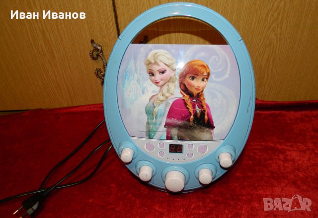 Disney Sakar Frozen Disco Party CD+G Karaoke with Light - Kids Karaoke - Featuring Frozen , снимка 5 - Музикални играчки - 32816963